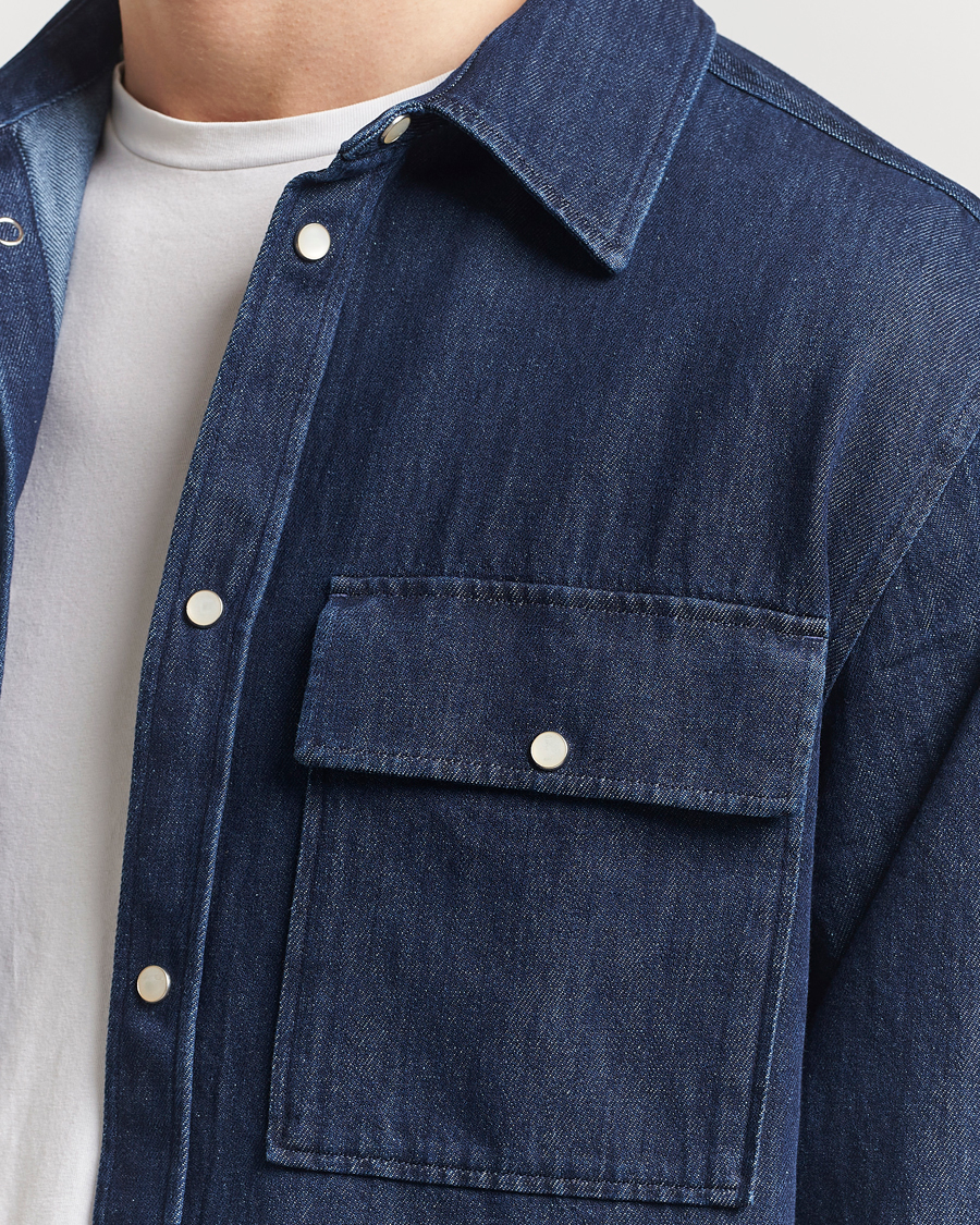 Herren | Hemden | J.Lindeberg | Finnigan Denim Shirt Navy