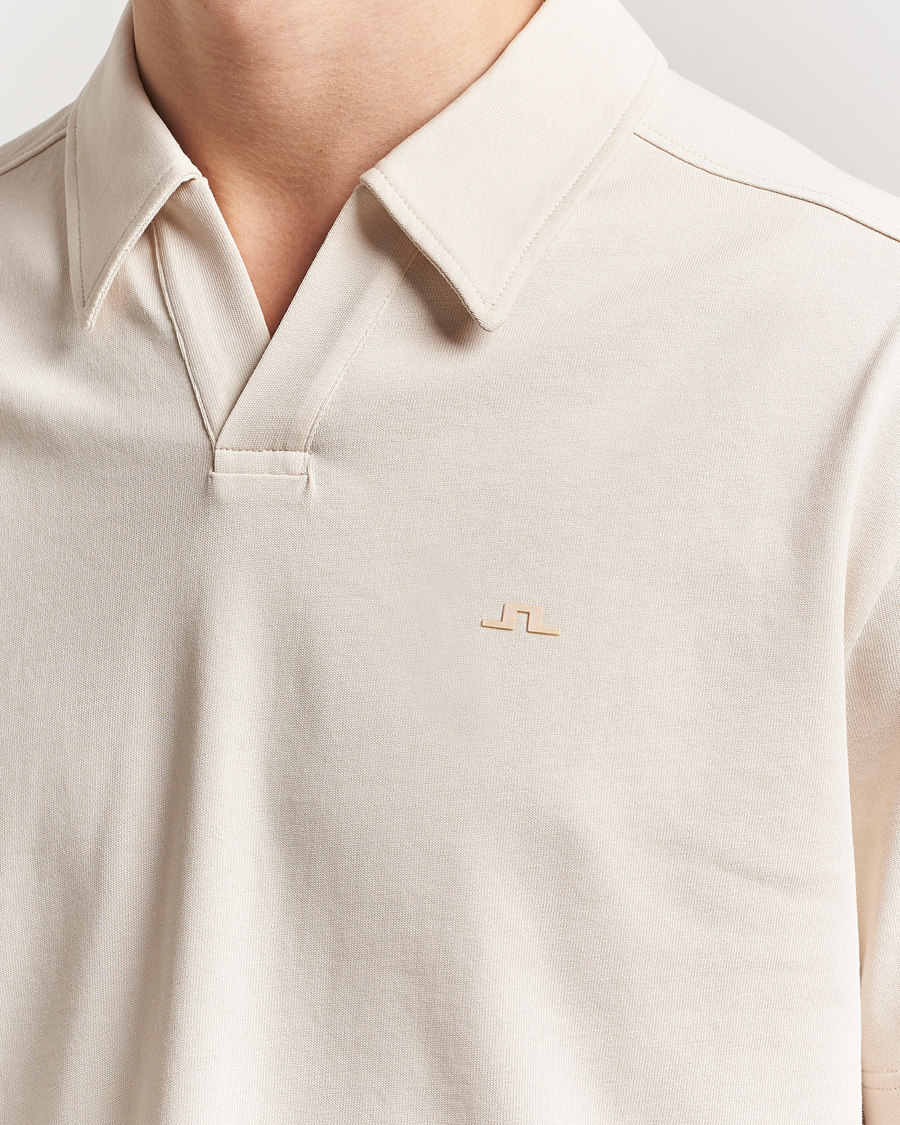 Herren | Poloshirts | J.Lindeberg | Roy Relaxed Polo Pique Moonbeam