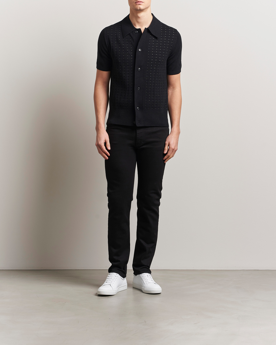 Herren | Jeans | J.Lindeberg | Jax Washed Slim Jeans Black