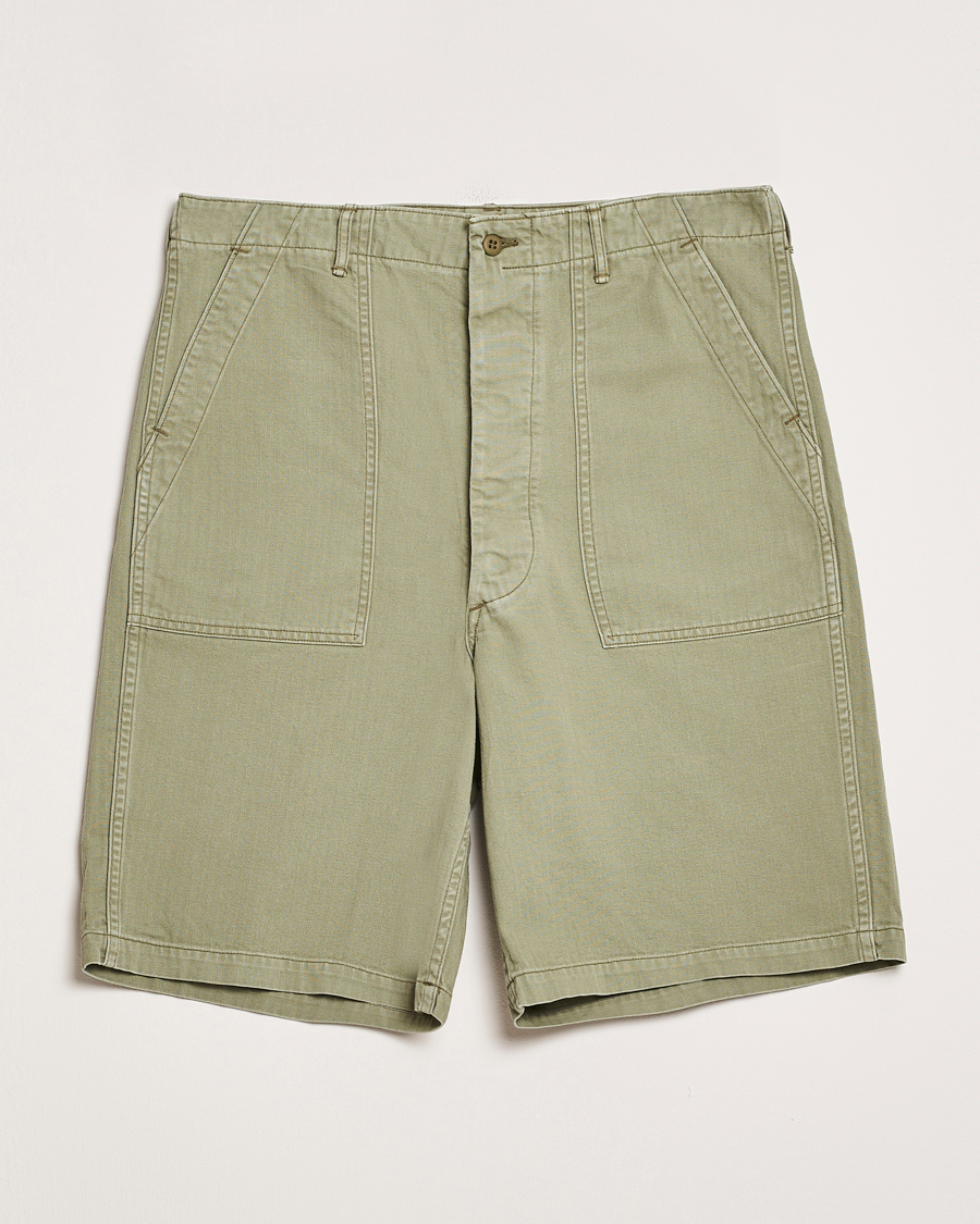 Herren | Shorts | orSlow | Summer Fatigue Shorts Green