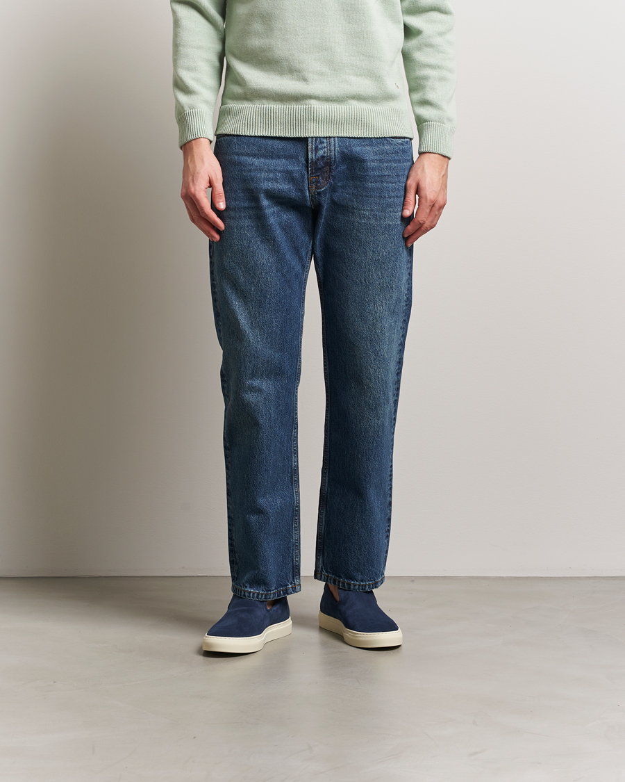 Herren | CQP Jetty Suede Sneaker Loafer Washed Navy | CQP | Jetty Suede Sneaker Loafer Washed Navy