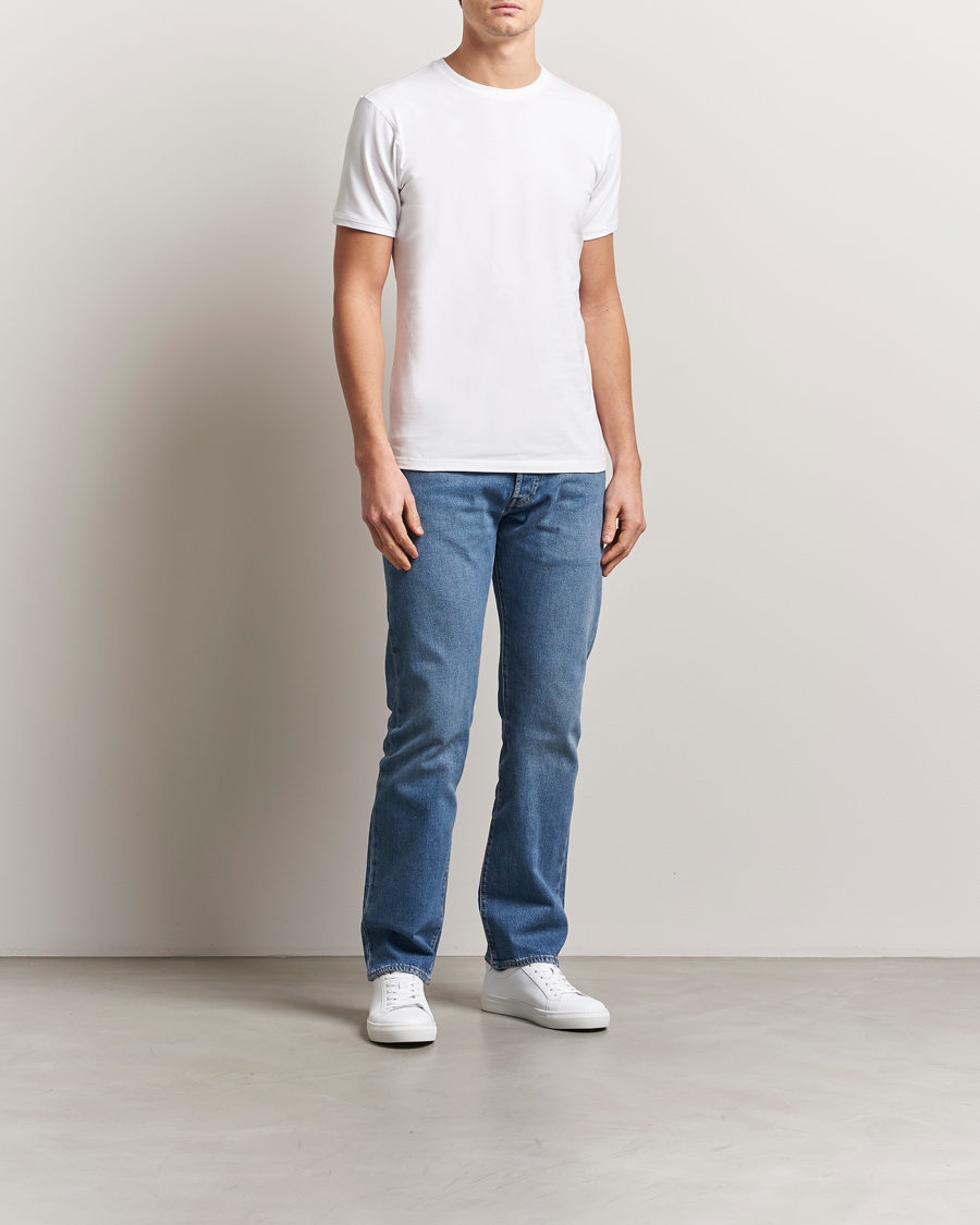 Herren | T-Shirts | Tiger of Sweden | Heimdal 2-Pack Crew Neck T-Shirt White