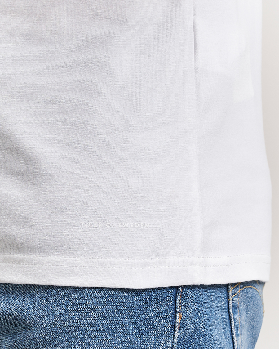 Herren | T-Shirts | Tiger of Sweden | Heimdal 2-Pack Crew Neck T-Shirt White