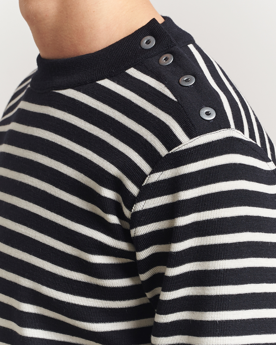 Herren | Pullover | S.N.S. Herning | Naval Crew Neck Navy/White