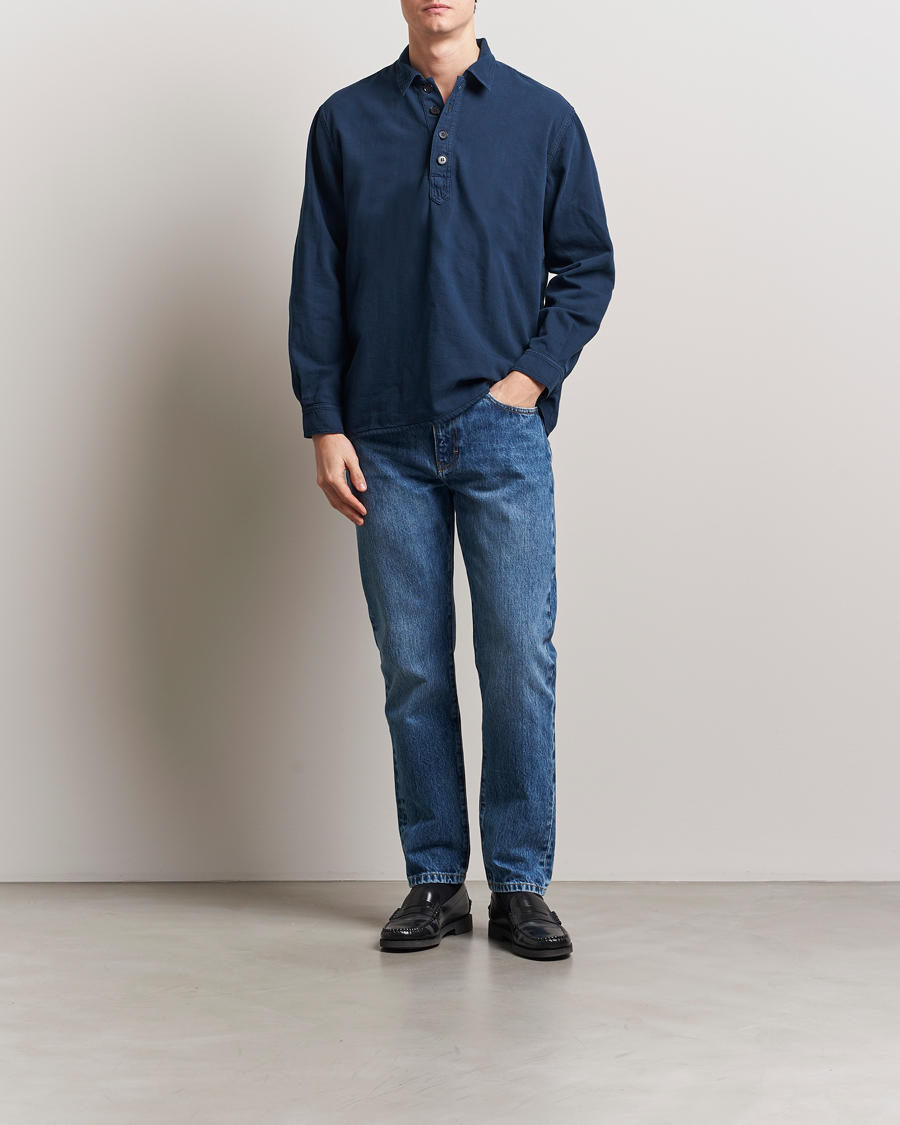 Herren | Jeans | Jeanerica | TM005 Tapered Jeans Ring Spun Mid Blue