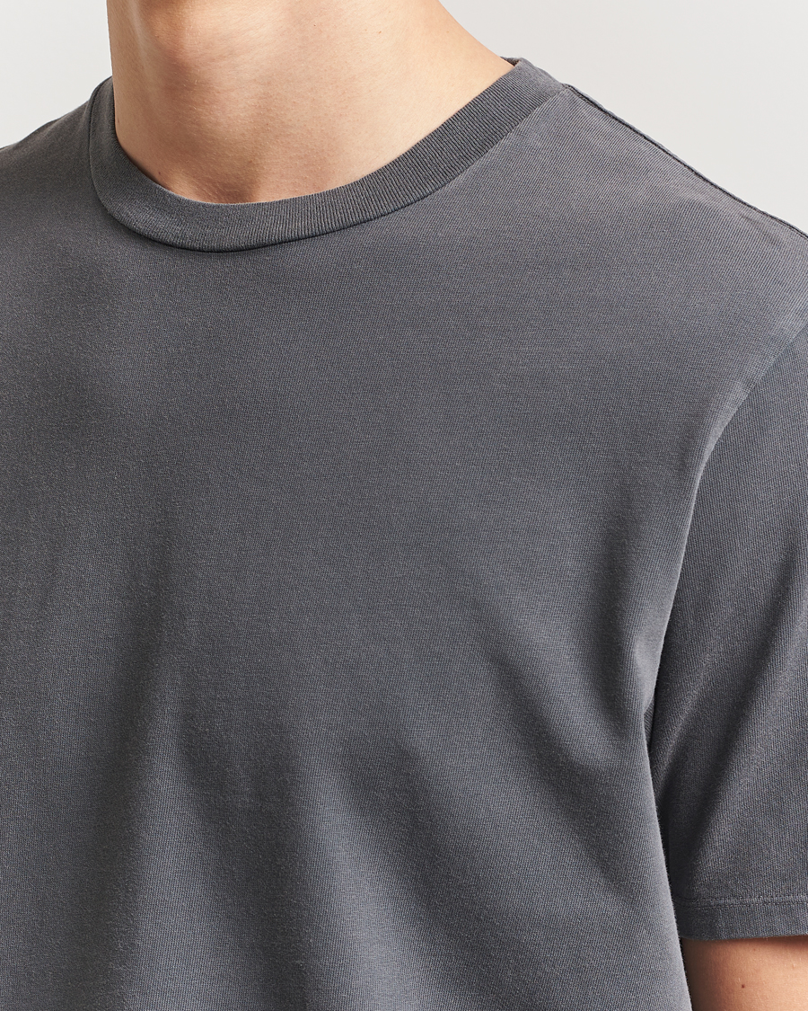 Herren | T-Shirts | Jeanerica | Delon Crew Neck T-Shirt Washed Black