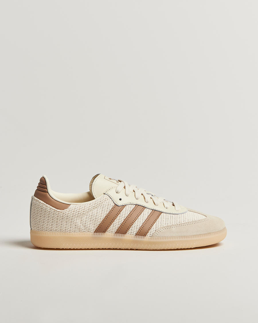 Herren | adidas Originals Samba Original Sneaker White/Brown | adidas Originals | Samba Original Sneaker White/Brown