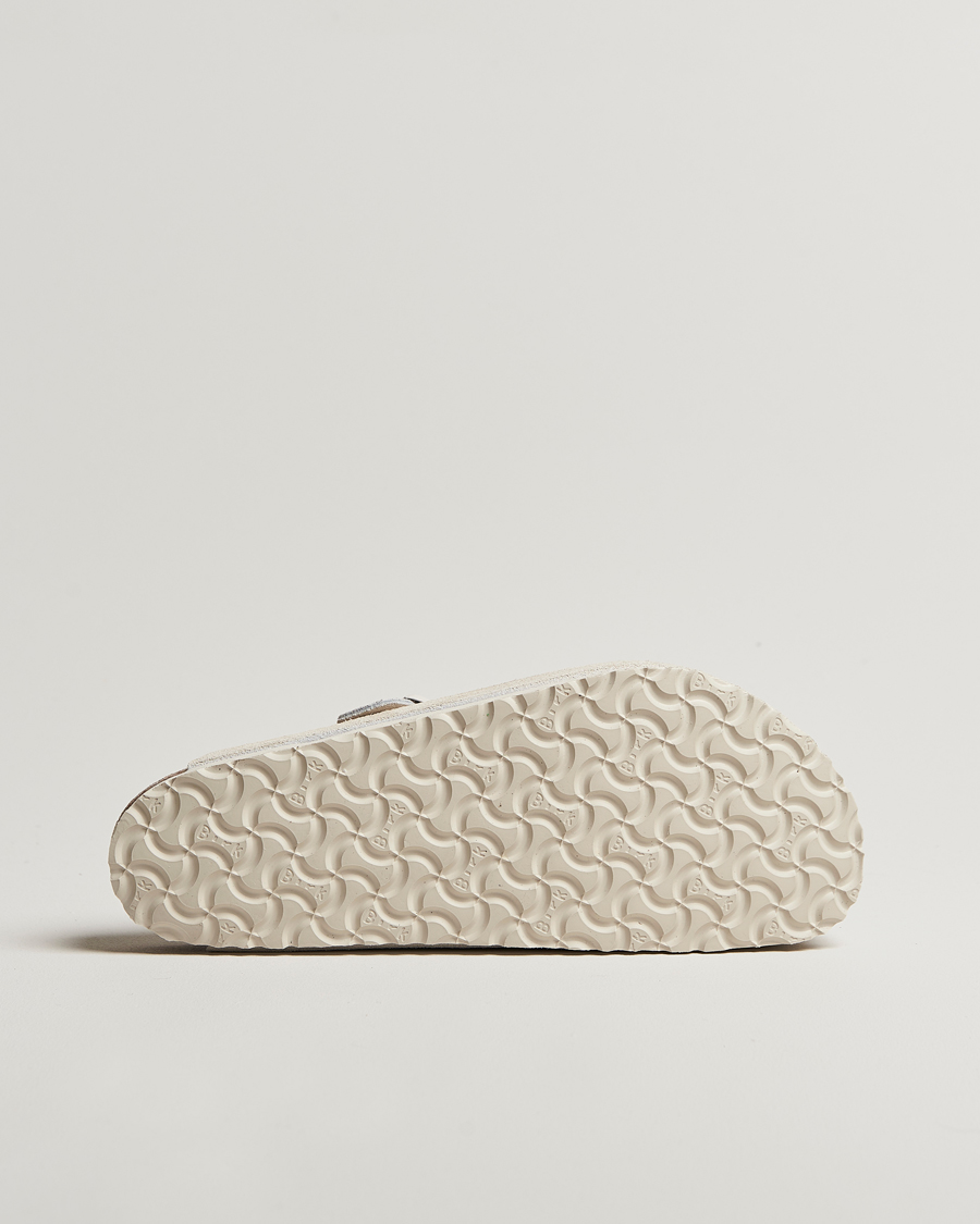 Herren | BIRKENSTOCK Boston Soft Footbed Antique White Suede | BIRKENSTOCK | Boston Soft Footbed Antique White Suede