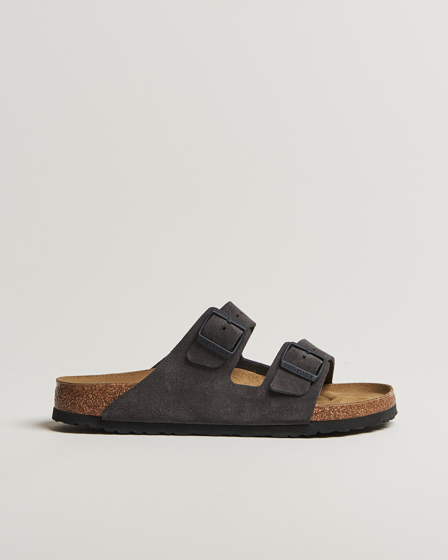 Herren | BIRKENSTOCK Arizona Classic Footbed Velvet Grey Suede | BIRKENSTOCK | Arizona Classic Footbed Velvet Grey Suede