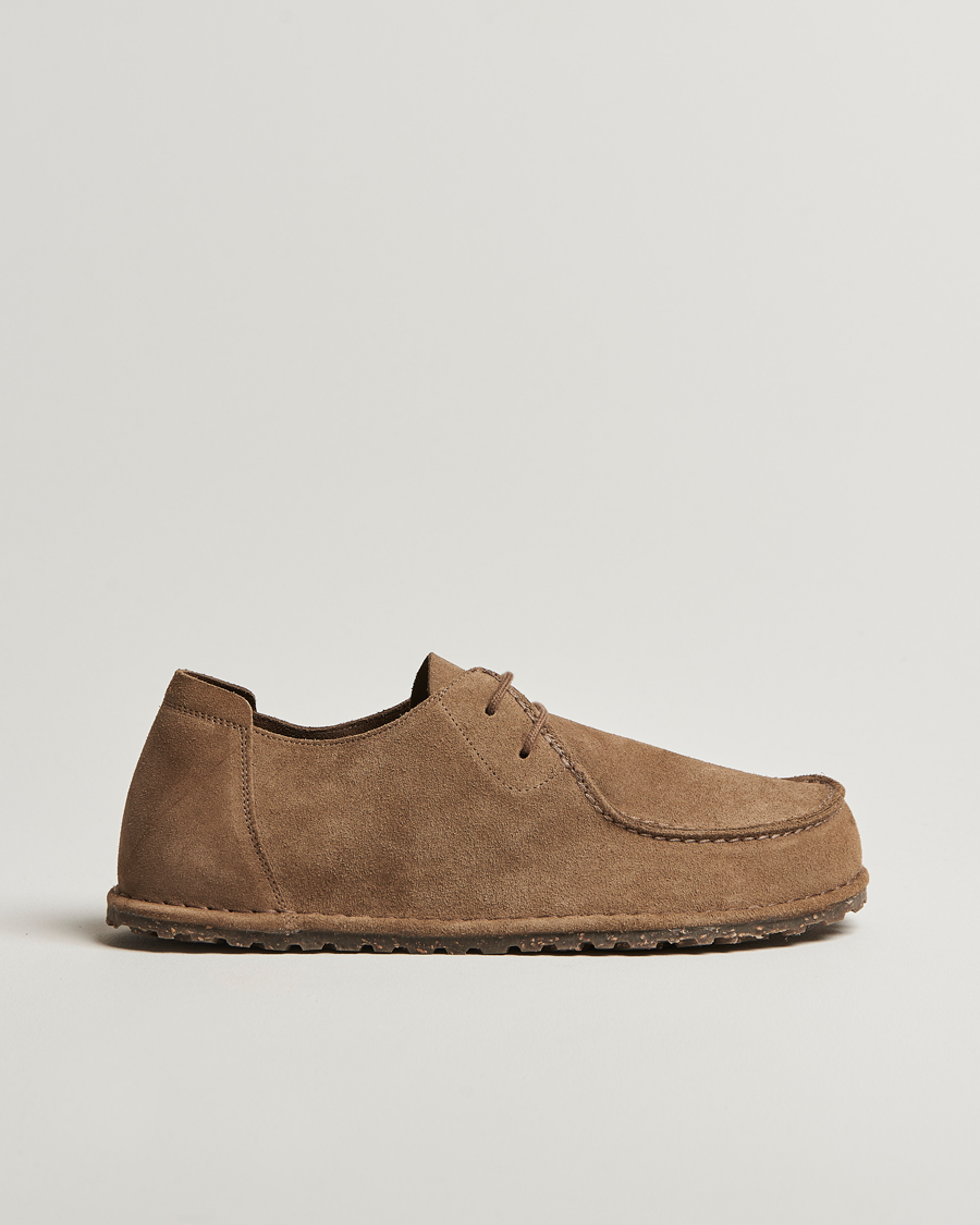 Herren | Loafer | BIRKENSTOCK | Utti Lace Suede Loafer Gray Taupe