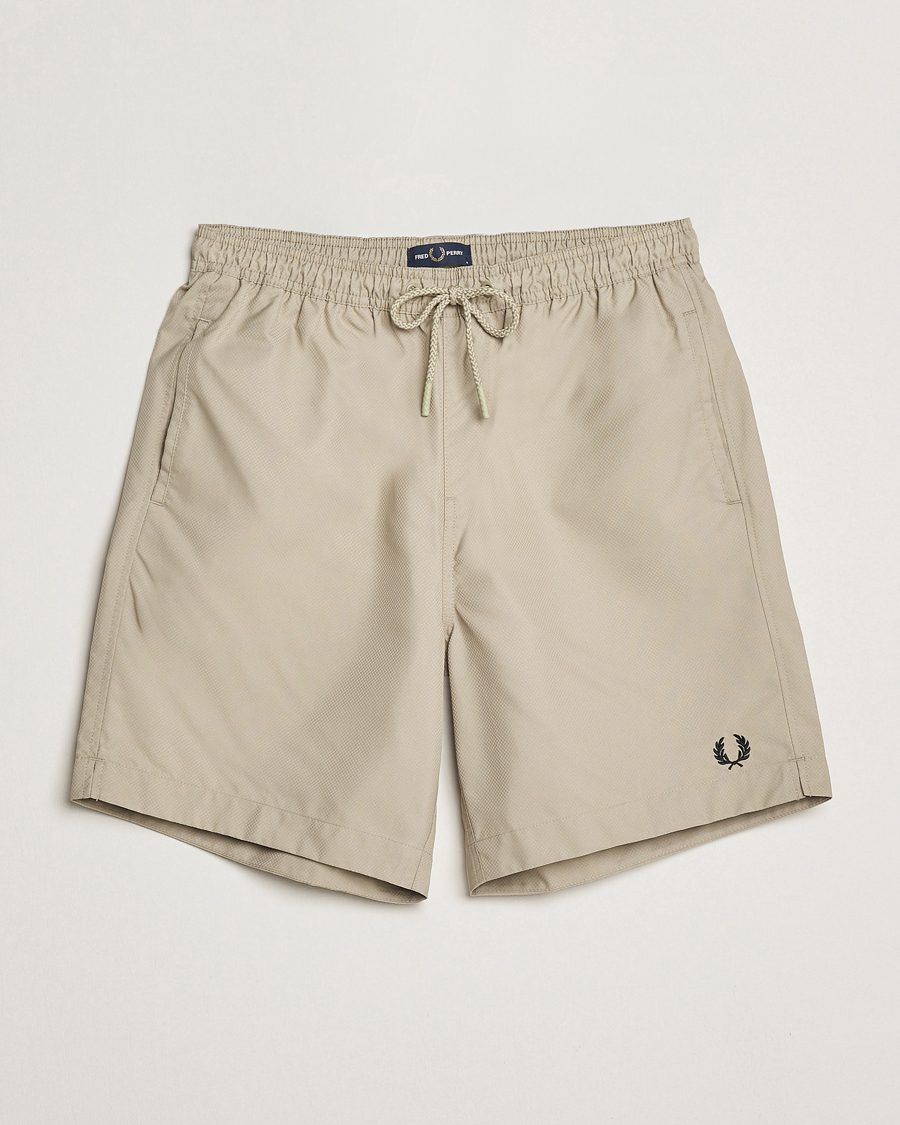 Herren | Badehosen | Fred Perry | Classic Swimshorts Warm Grey