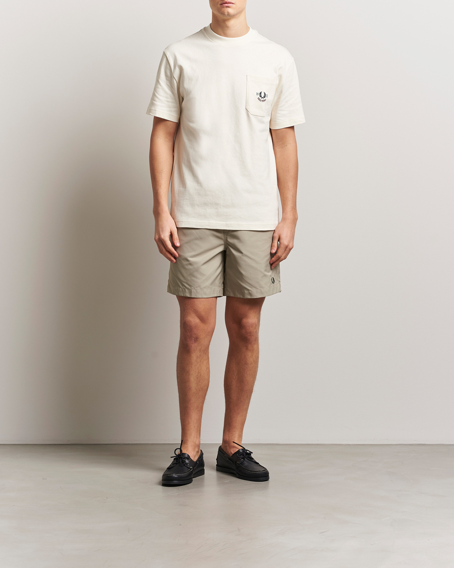 Herren | Badehosen | Fred Perry | Classic Swimshorts Warm Grey