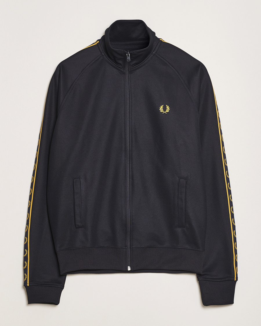 Herren | Pullover | Fred Perry | Taped Track Jacket Navy