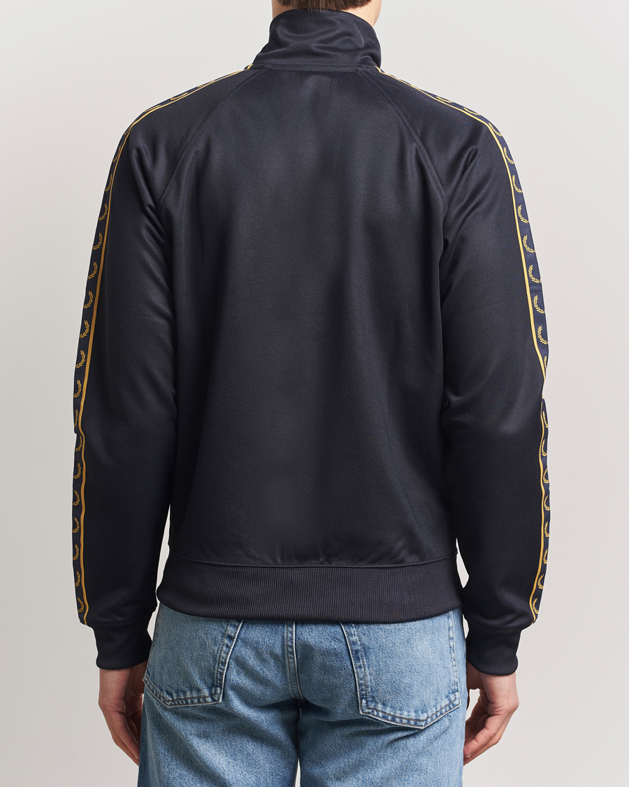 Herren | Pullover | Fred Perry | Taped Track Jacket Navy