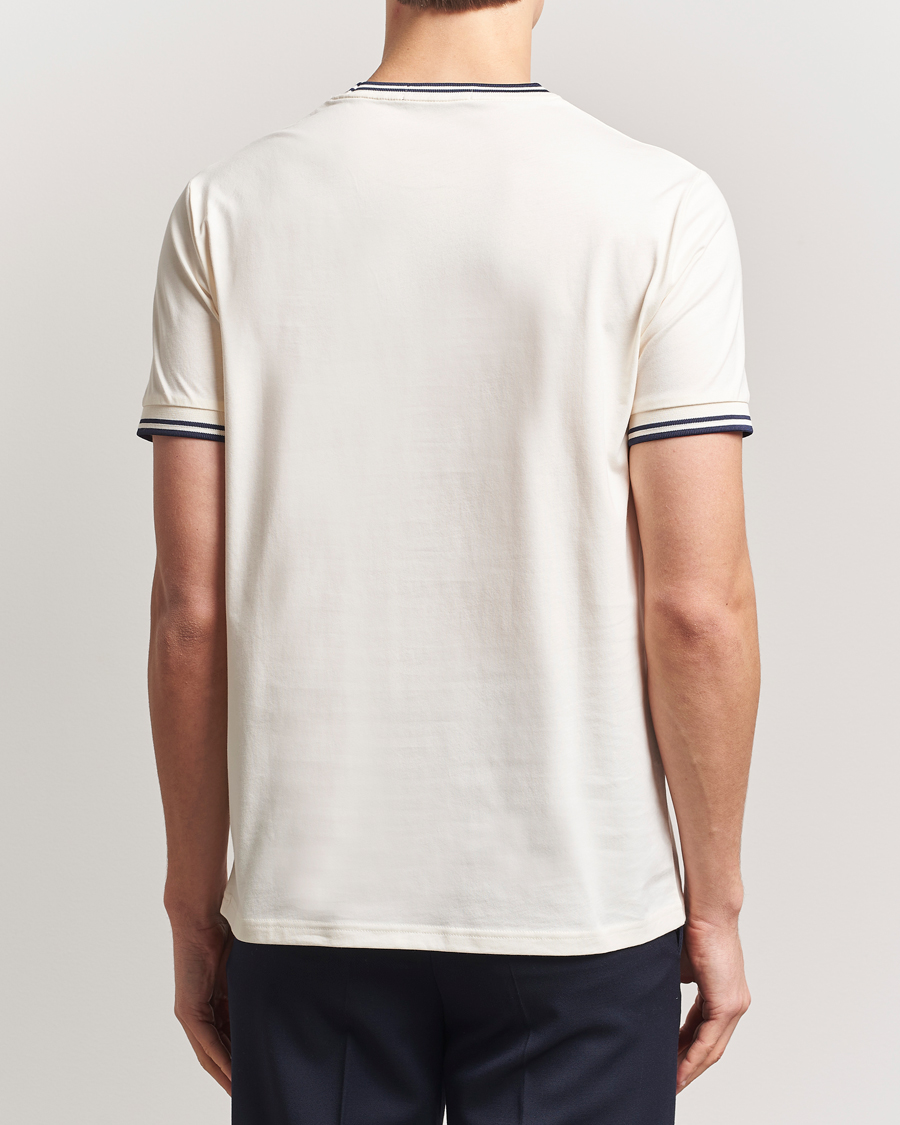 Herren | T-Shirts | Fred Perry | Twin Tipped T-Shirt Ecru