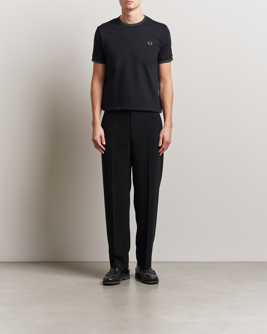 Herren | T-Shirts | Fred Perry | Twin Tipped T-Shirt Black