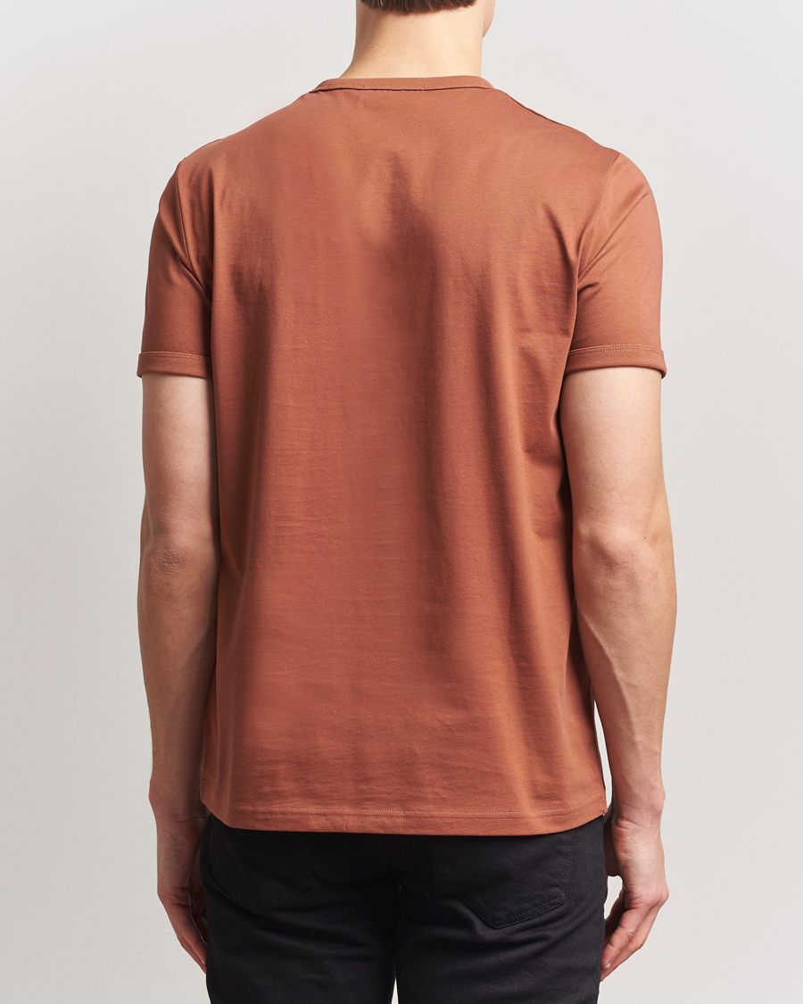 Herren | T-Shirts | Fred Perry | Ringer T-Shirt Cinnamon Brown
