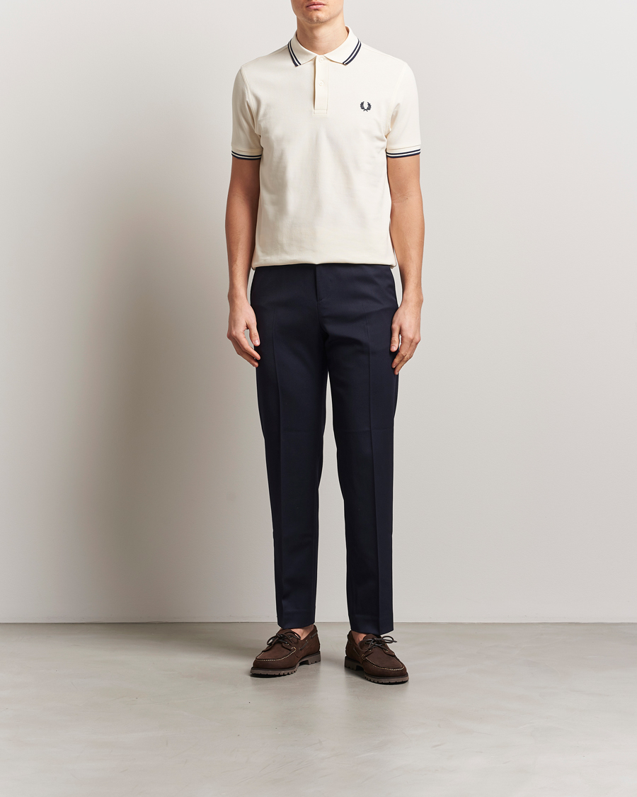 Herren | Poloshirts | Fred Perry | Twin Tipped Polo Shirt Ecru