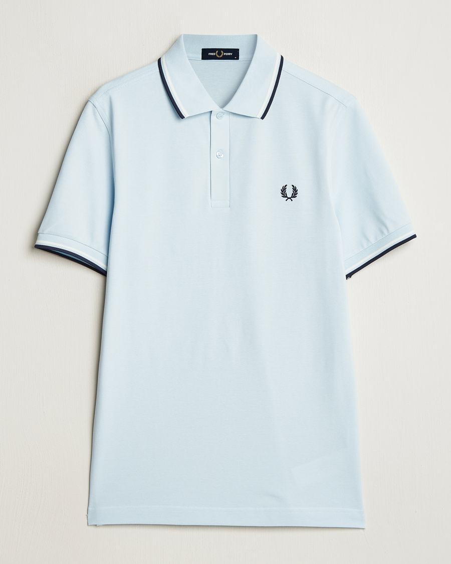 Herren | Poloshirts | Fred Perry | Twin Tipped Polo Shirt Light Ice