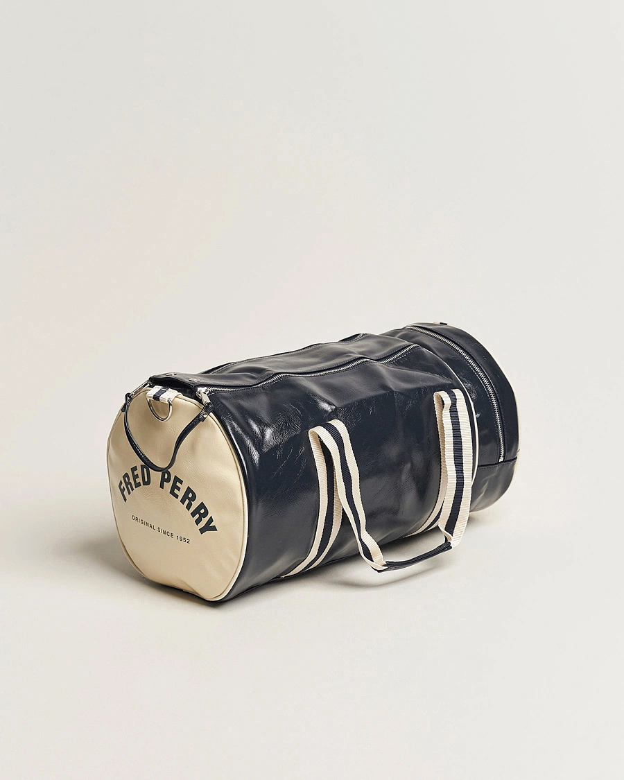 Herren | Taschen | Fred Perry | Classic Barrel Bag Navy/Ecru