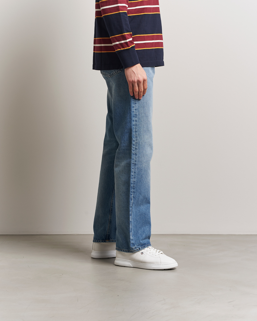 Herren | GANT Joree Lightweight Leather Sneaker White | GANT | Joree Lightweight Leather Sneaker White