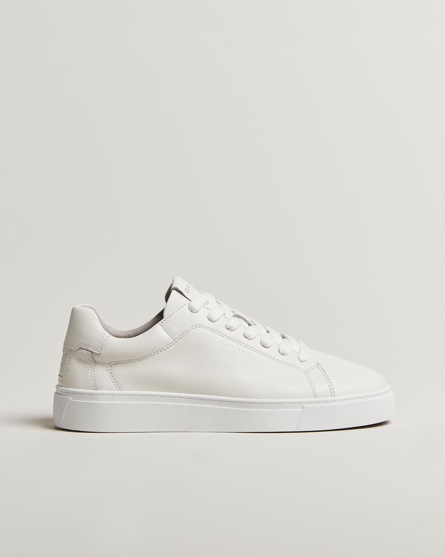 Herren | GANT Mc Julien Leather Sneaker White | GANT | Mc Julien Leather Sneaker White
