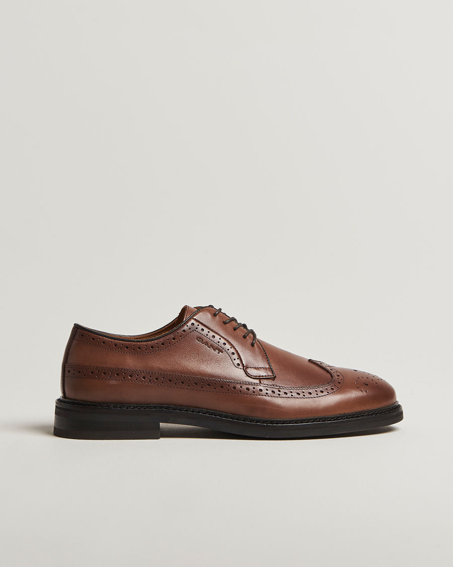 Herren | GANT Bidford Leather Brogues Cognac | GANT | Bidford Leather Brogues Cognac