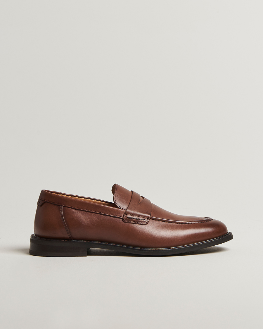 Herren | GANT Lozham Leather Loafer Cognac | GANT | Lozham Leather Loafer Cognac