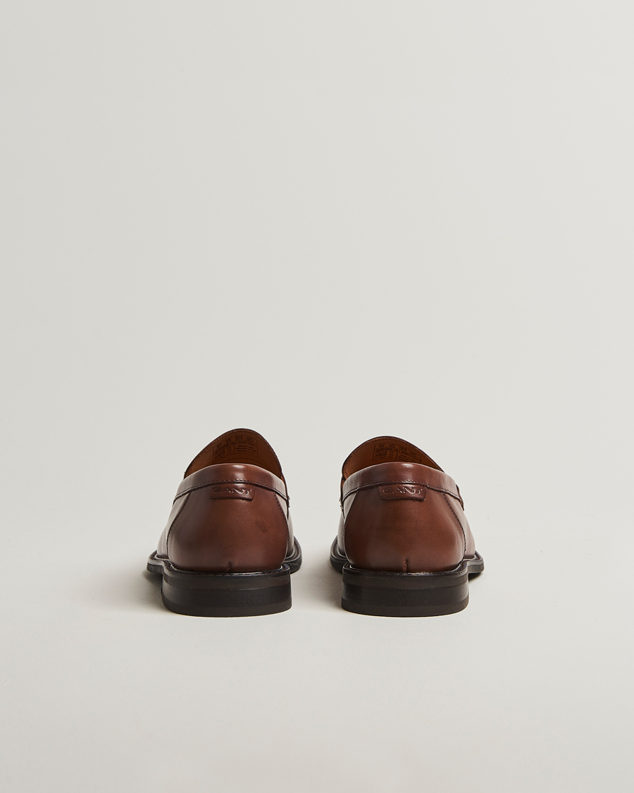 Herren | GANT Lozham Leather Loafer Cognac | GANT | Lozham Leather Loafer Cognac