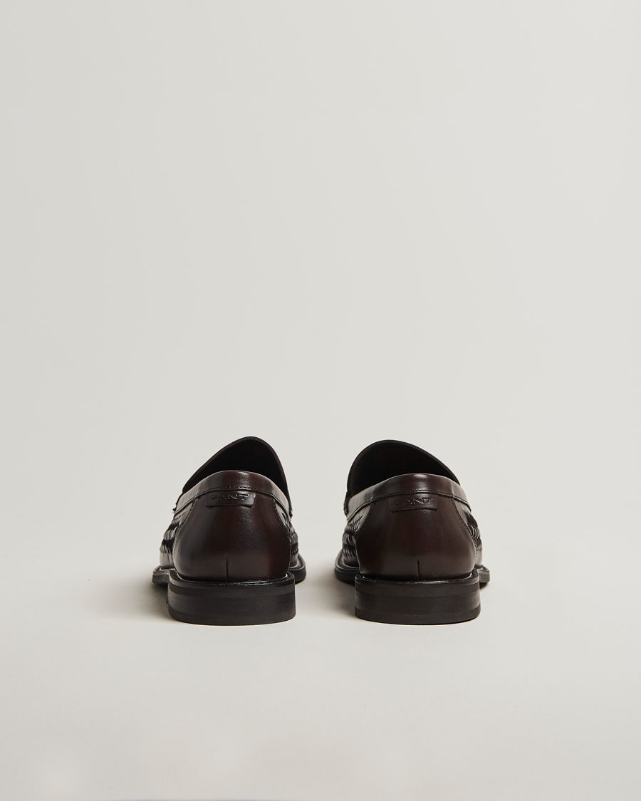 Herren | GANT Lozham Braided Tassle Loafer Dark Brown | GANT | Lozham Braided Tassle Loafer Dark Brown