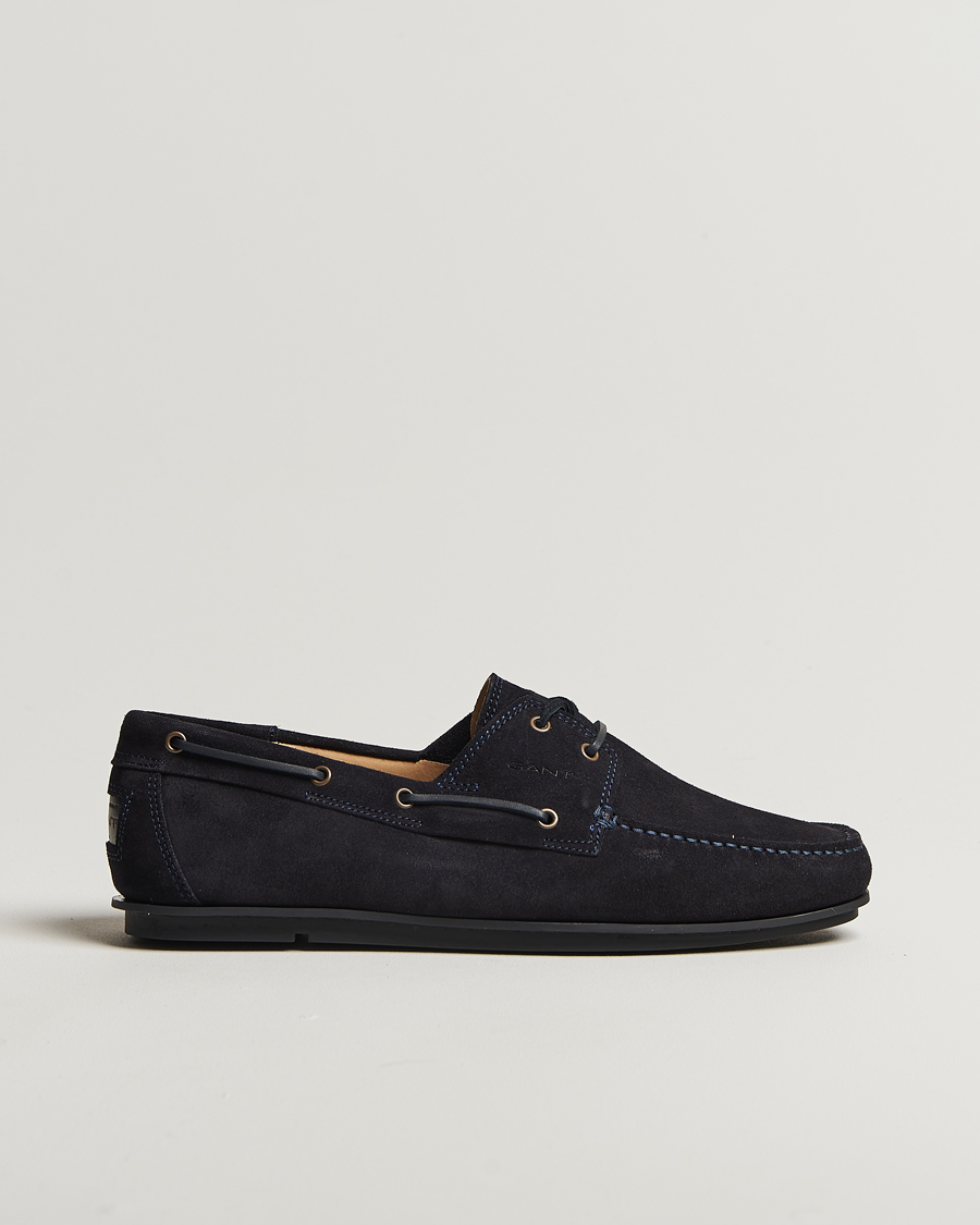 Herren | GANT Wilmon Suede Moccasin Marine | GANT | Wilmon Suede Moccasin Marine