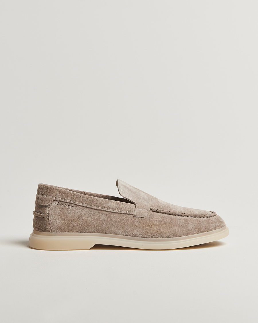 Herren | GANT Boery Suede Loafer Taupe | GANT | Boery Suede Loafer Taupe