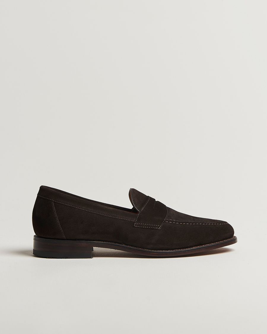 Herren | Loafer | Loake Shoemakers | Loake 1880 Imperial Suede Loafers Dark Brown