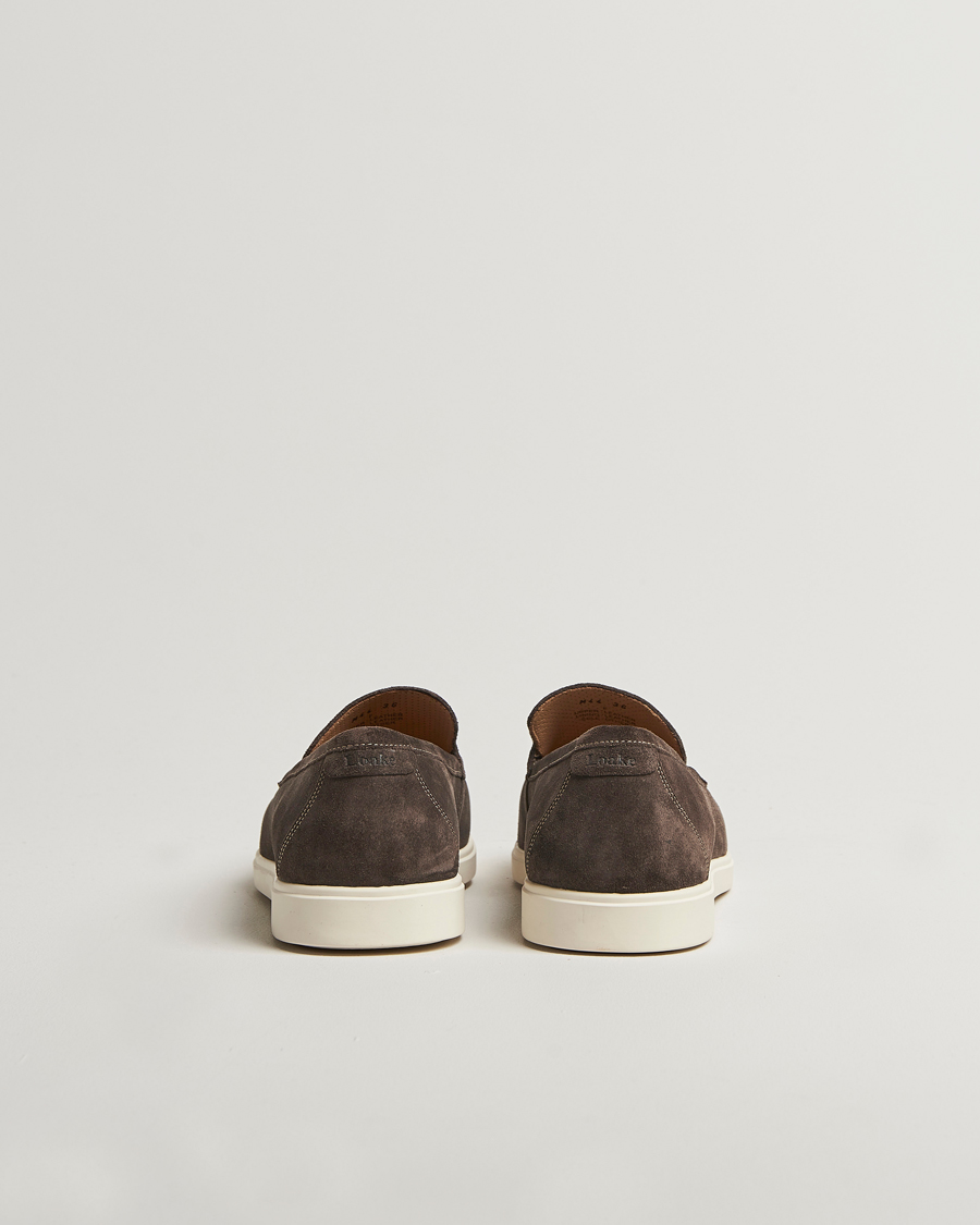 Herren | Loake 1880 Tuscany Suede Loafer Anthracite | Loake 1880 | Tuscany Suede Loafer Anthracite