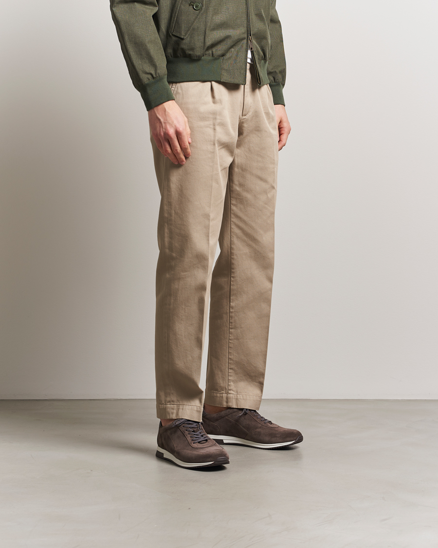 Herren | Loake 1880 Bannister Running Sneaker Anthracite Suede | Loake 1880 | Bannister Running Sneaker Anthracite Suede