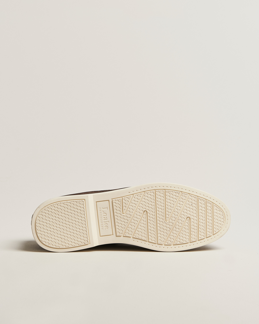 Herren | Loafer | Loake 1880 | Sardinia Suede Boat Shoe Loafers Anthracite