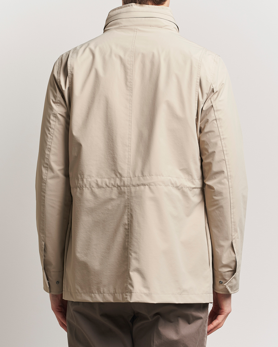 Herren | Jacken | Oscar Jacobson | M65 Nylon Field Jacket Beige