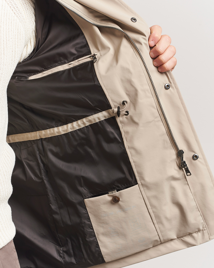 Herren | Jacken | Oscar Jacobson | M65 Nylon Field Jacket Beige