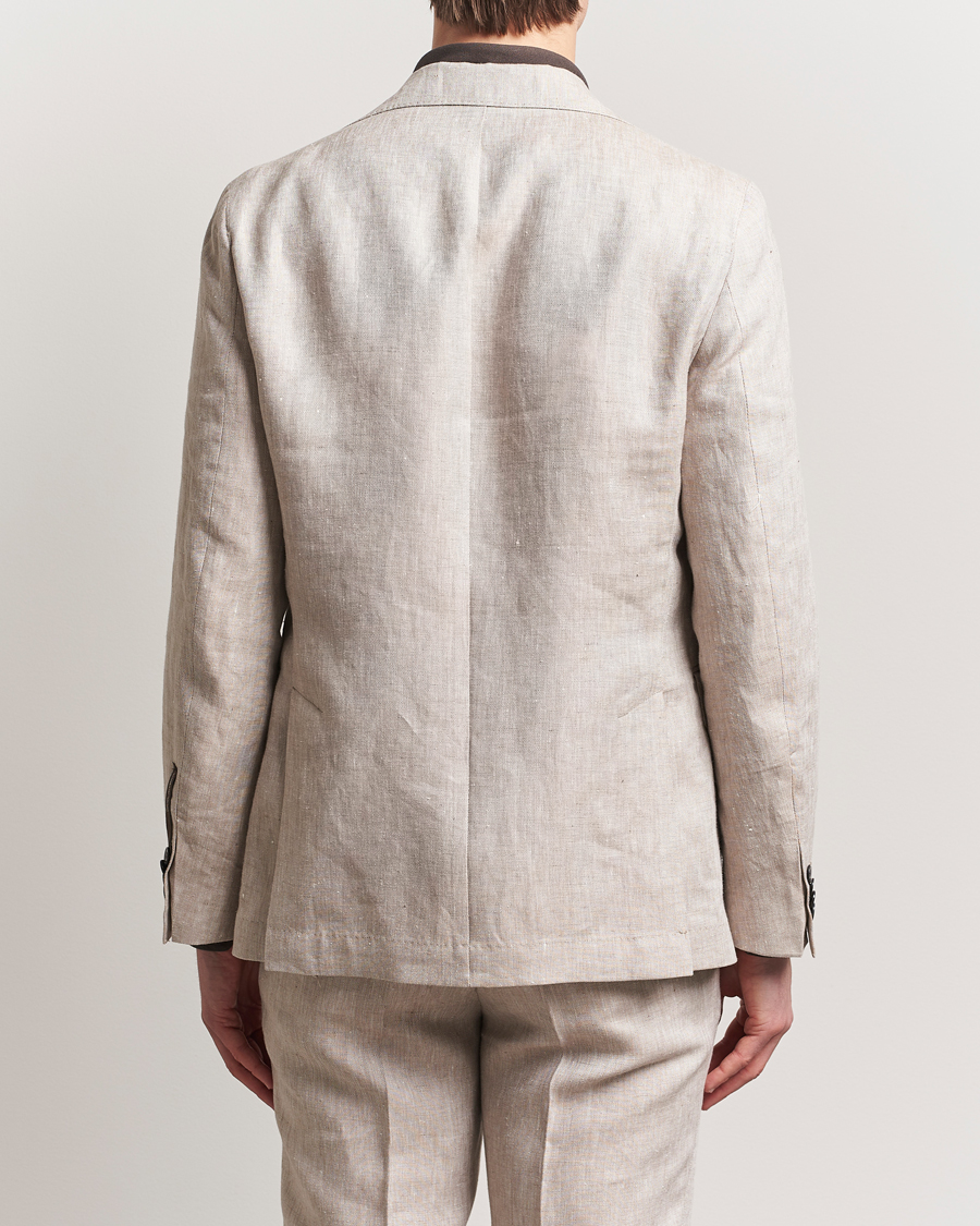 Herren | Sakkos | Oscar Jacobson | Ferry Soft Linen Blazer Beige