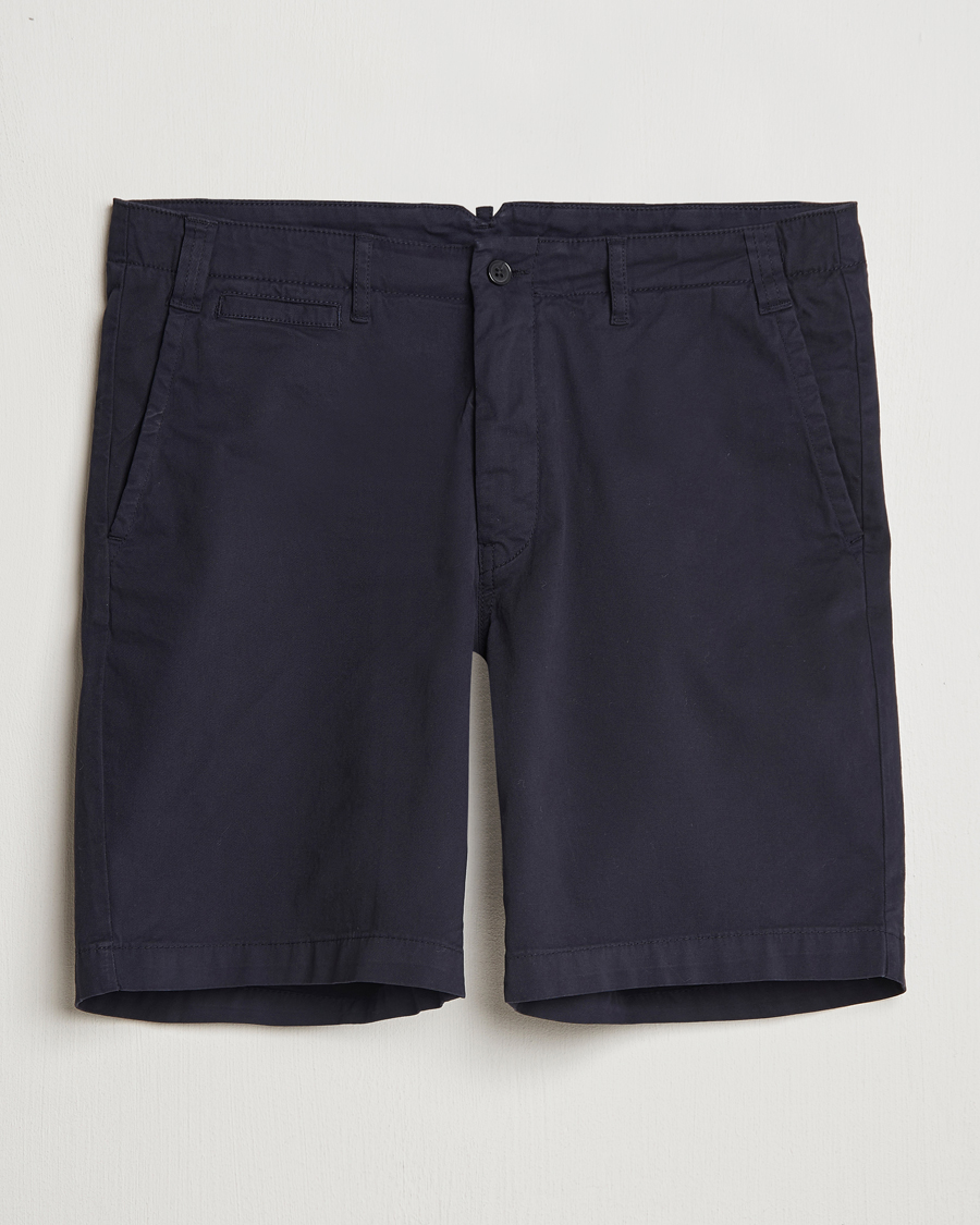 Herren | Shorts | Oscar Jacobson | Poggio Cotton Shorts Navy