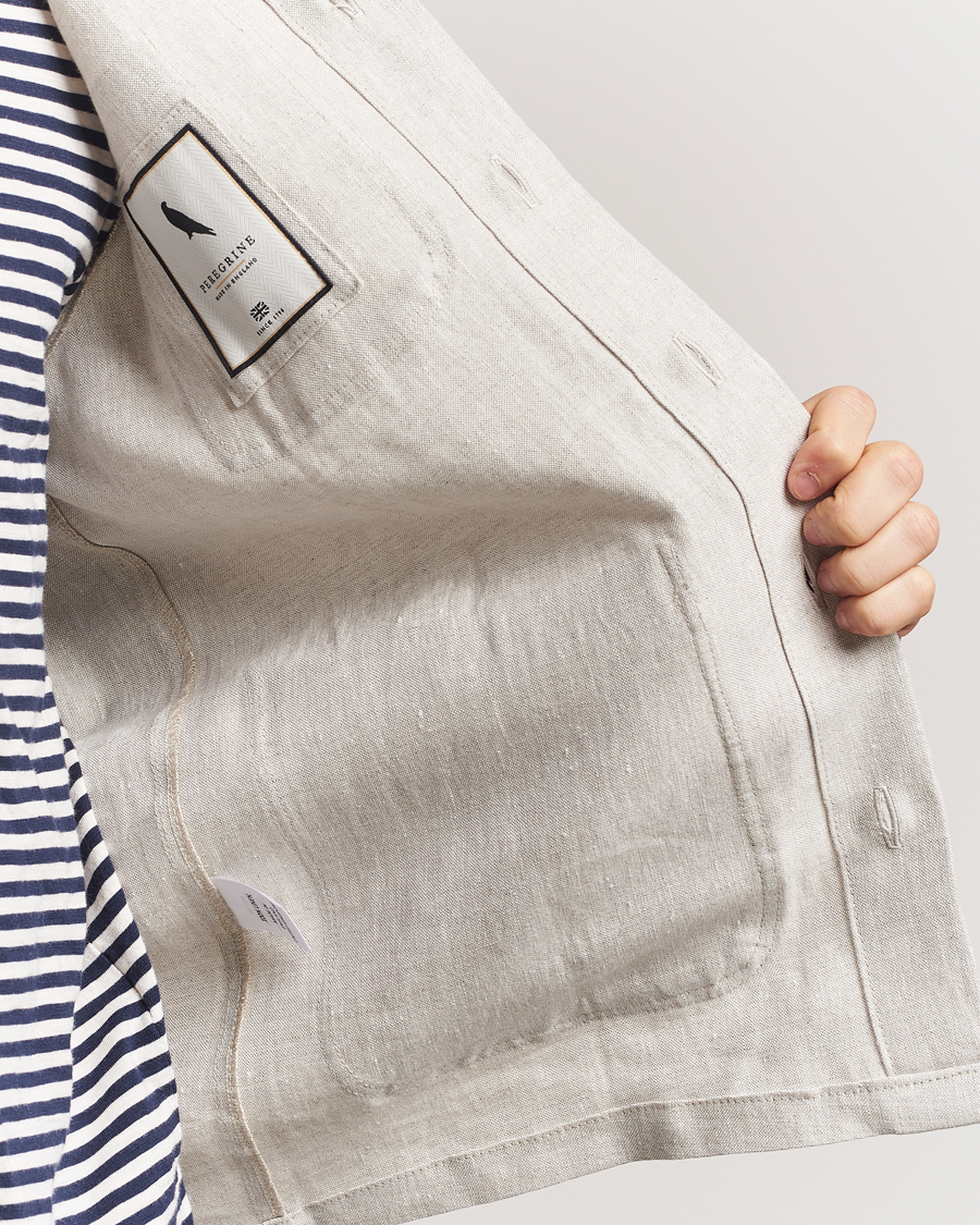 Herren | Hemden | Peregrine | Grange Linen Shacket Natural
