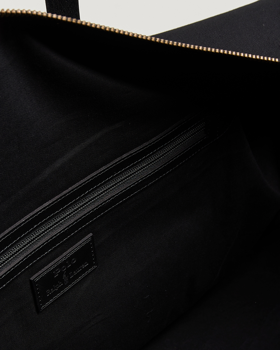 Herren | Polo Ralph Lauren Medium Canvas Duffle Bag Black | Polo Ralph Lauren | Medium Canvas Duffle Bag Black
