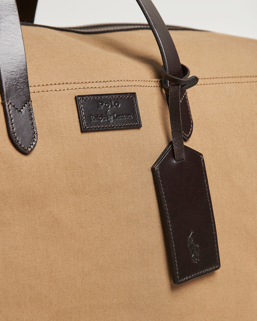 Herren | Polo Ralph Lauren Medium Canvas Duffle Bag Khaki/Brown | Polo Ralph Lauren | Medium Canvas Duffle Bag Khaki/Brown