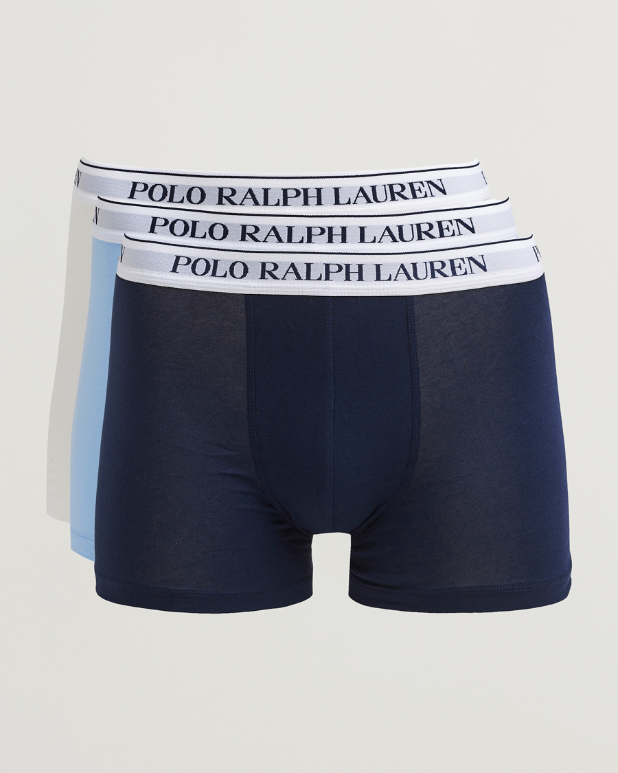 Herren | Unterwäsche | Polo Ralph Lauren | 3-Pack Trunk Navy/Blue/White