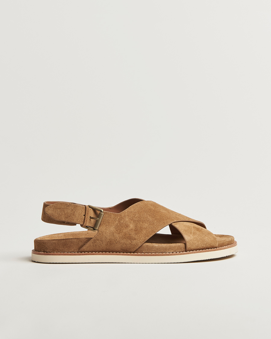 Herren | Polo Ralph Lauren Zane Suede Sandals Desert Tan | Polo Ralph Lauren | Zane Suede Sandals Desert Tan