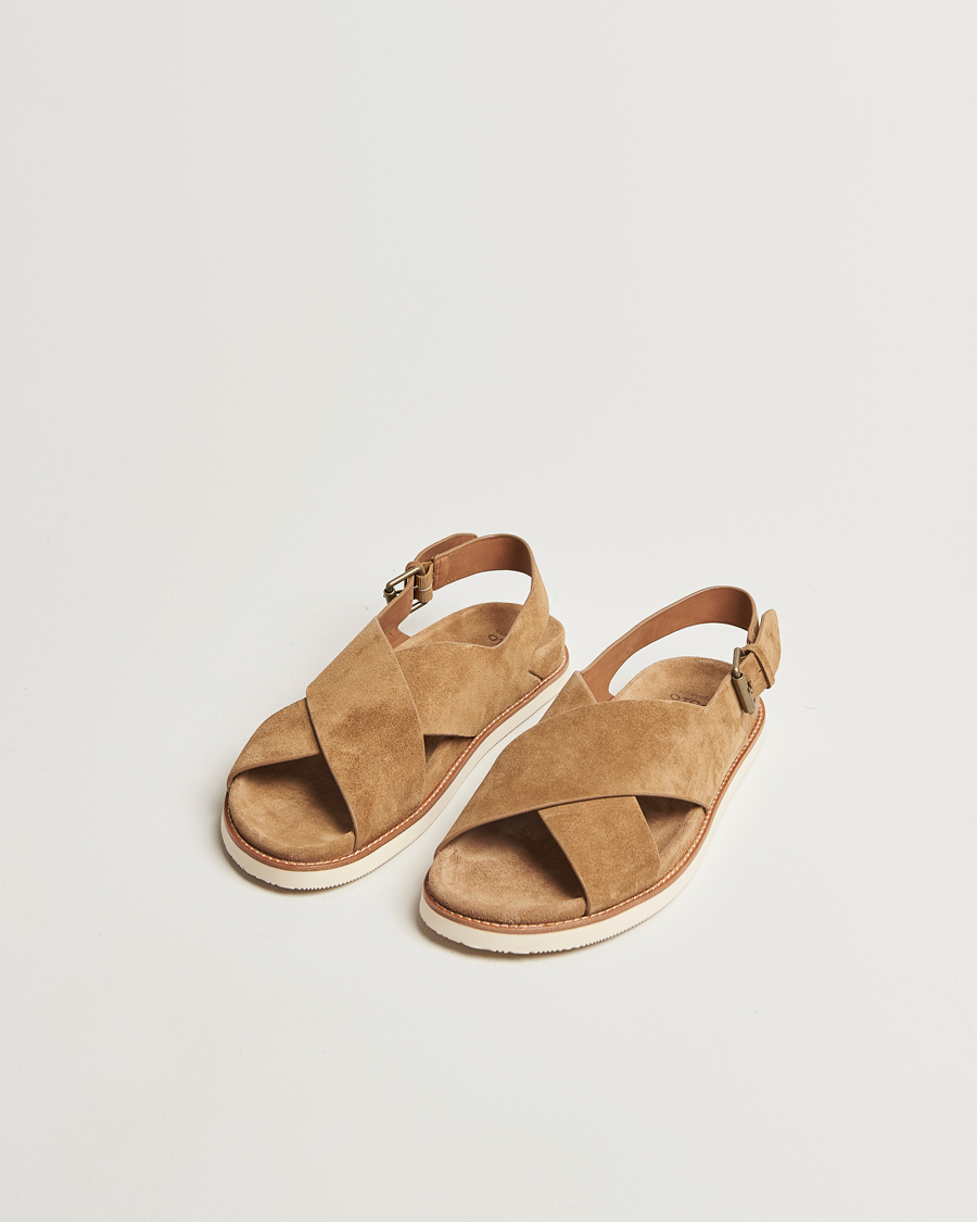 Herren | Polo Ralph Lauren Zane Suede Sandals Desert Tan | Polo Ralph Lauren | Zane Suede Sandals Desert Tan
