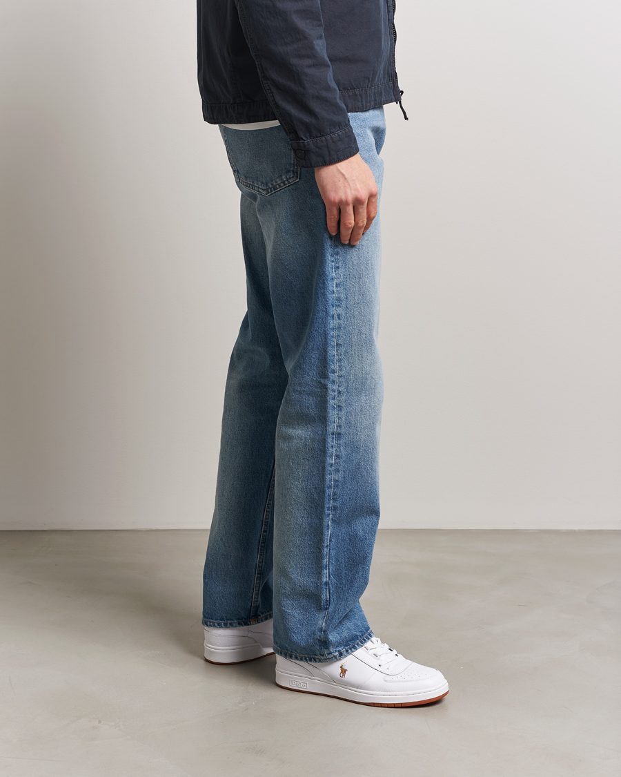 Herren | Polo Ralph Lauren CRT Leather Sneaker White/Navy | Polo Ralph Lauren | CRT Leather Sneaker White/Navy