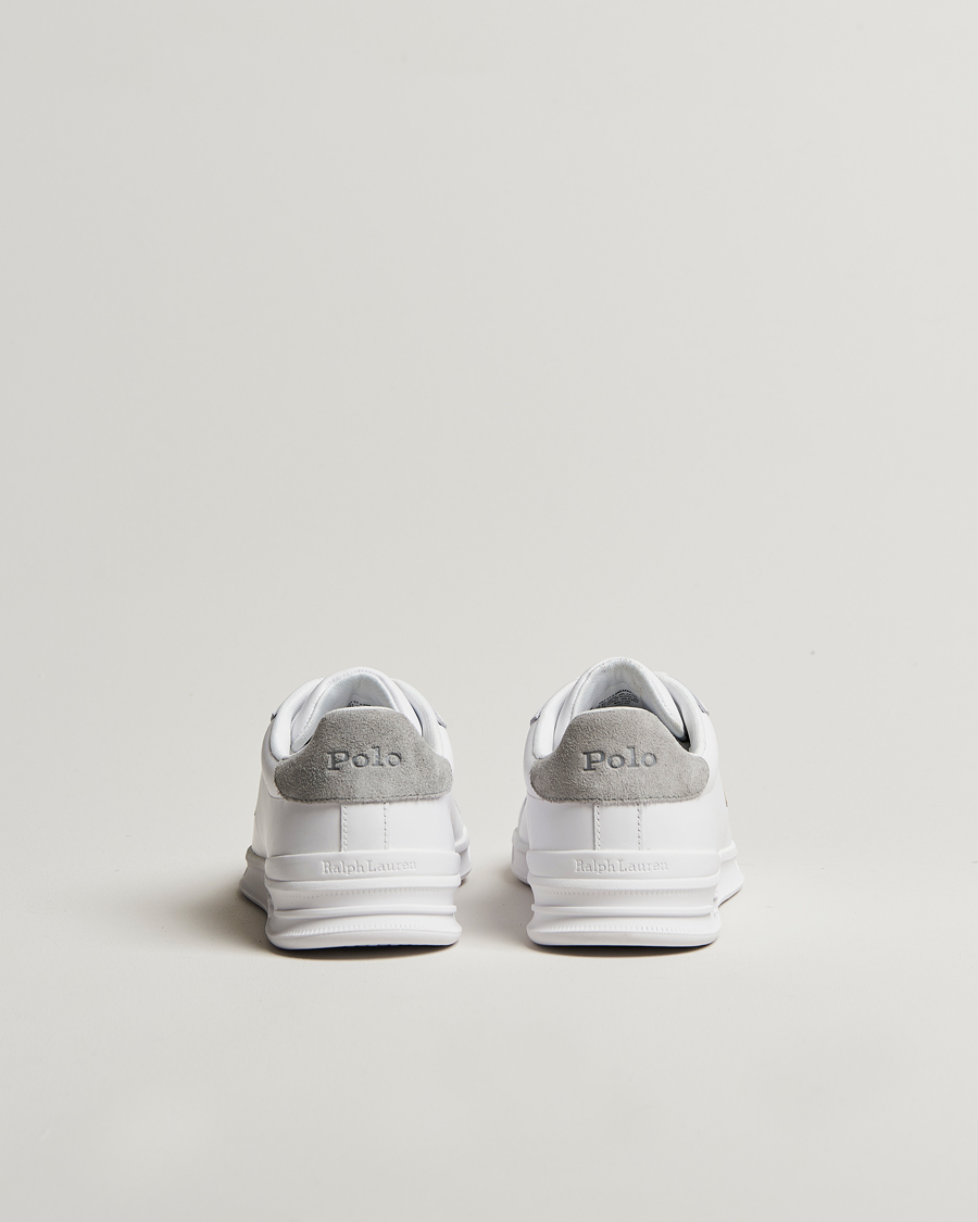 Herren | Polo Ralph Lauren Heritage Court II Sneaker White/Grey | Polo Ralph Lauren | Heritage Court II Sneaker White/Grey