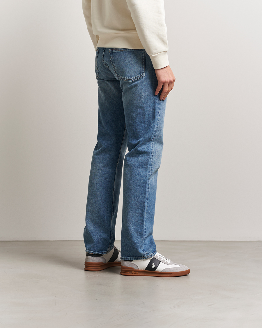 Herren | Sneaker | Polo Ralph Lauren | Aera Leather/Suede Sneaker White/Grey