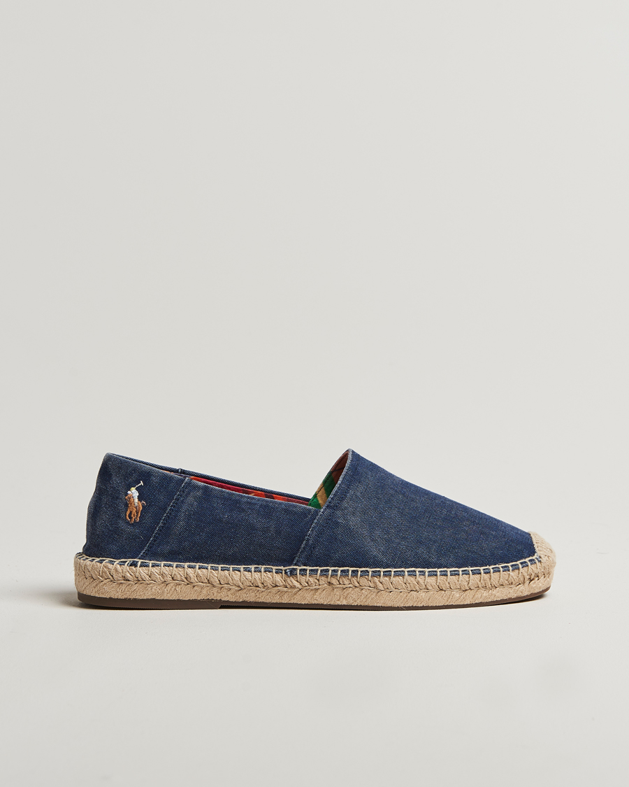 Herren | Polo Ralph Lauren Cevio Washed Canvas Espadrilles Navy | Polo Ralph Lauren | Cevio Washed Canvas Espadrilles Navy